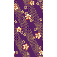歌舞伎と能衣装デザインシリーズ・麻の葉斜め縞・タイリングパターン