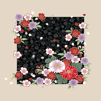 菊と桜 | 和風デザイン・和柄素材なら Wagara Design Navi