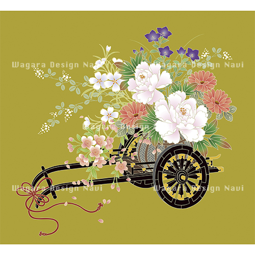 花車 | 和風デザイン・和柄素材なら Wagara Design Navi