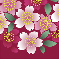小桜の丸・タイリングパターン