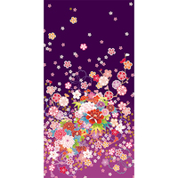 花くす玉に梅・江戸紫