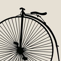 レトロ自転車 モチーフ 和風デザイン 和柄素材なら Wagara Design Navi