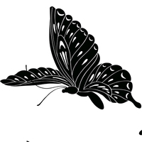 蝶 蟷螂 かまきり シルエット 和風デザイン 和柄素材なら Wagara Design Navi