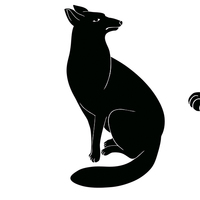 最高かつ最も包括的な狐 イラスト シルエット 最高の動物画像