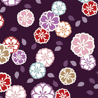 八重桜・タイリングパターン