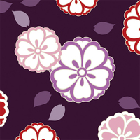 八重桜・タイリングパターン