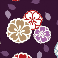 八重桜・タイリングパターン