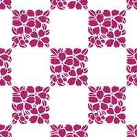 市松桜・タイリングパターン