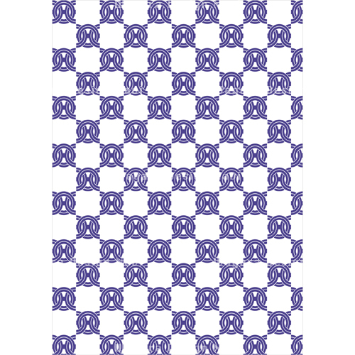 輪つなぎ市松・タイリングパターン