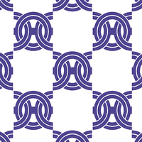 輪つなぎ市松・タイリングパターン