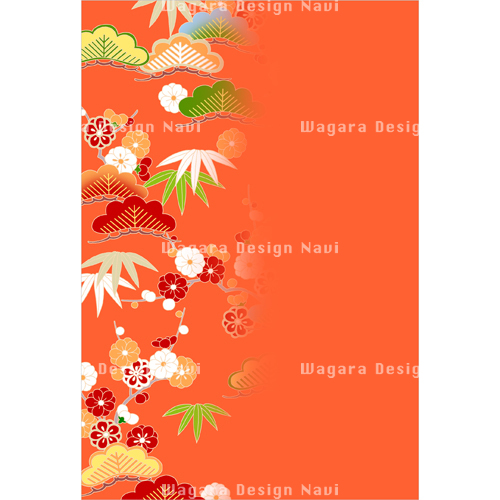 松竹梅 | 和風デザイン・和柄素材なら Wagara Design Navi