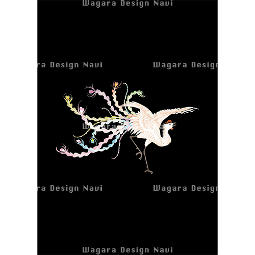 袋帯 美しい華柄模様 螺鈿 鳳凰 金色 O-1377